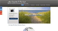 Desktop Screenshot of michiganhomesandcottages.com